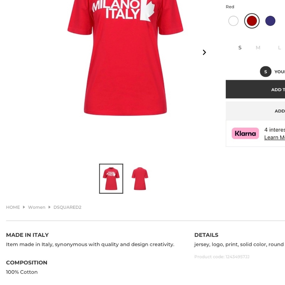 Dsquared2 t-shirt - Picture 9 of 9